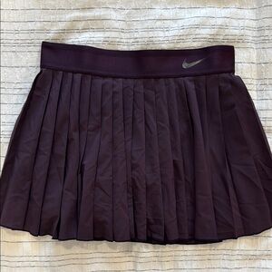Nike Women's Pleated Skirt - Dark Purple